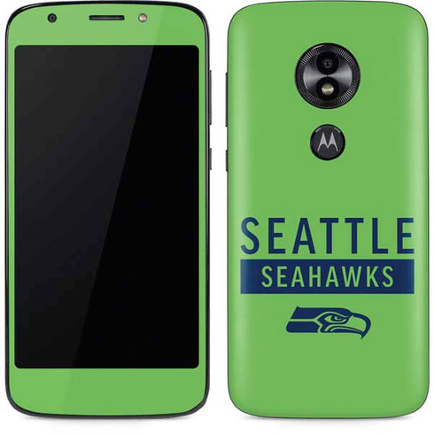 NFL Seattle Seahawks Green Performance Series Moto E5 Play Skin