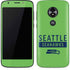 NFL Seattle Seahawks Green Performance Series Moto E5 Play Skin