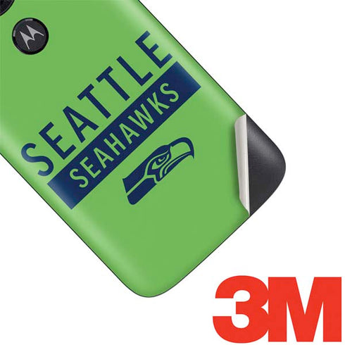 NFL Seattle Seahawks Green Performance Series Moto E5 Play Skin