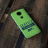 NFL Seattle Seahawks Green Performance Series Moto E5 Plus Skin