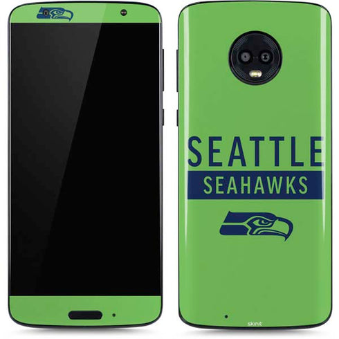 NFL Seattle Seahawks Green Performance Series Moto G6 Skin