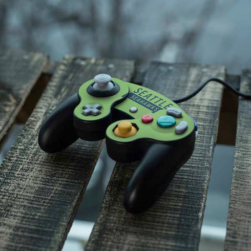 NFL Seattle Seahawks Green Performance Series Nintendo GameCube Controller Skin