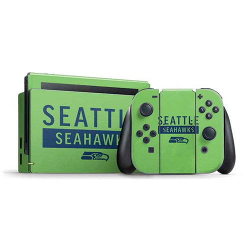 NFL Seattle Seahawks Green Performance Series Nintendo Switch Bundle Skin
