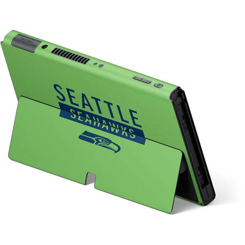NFL Seattle Seahawks Green Performance Series Nintendo Switch OLED (2021) Skin