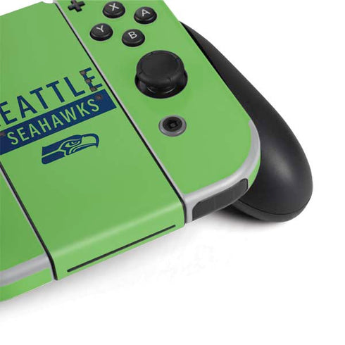 NFL Seattle Seahawks Green Performance Series Nintendo Switch OLED (2021) Skin