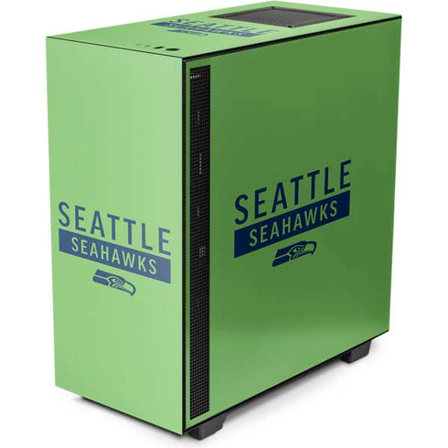 NFL Seattle Seahawks Green Performance Series NZXT H510 Compact ATX Mid-Tower Case Skin