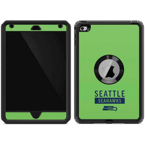 NFL Seattle Seahawks Green Performance Series Otterbox Defender iPad Skin