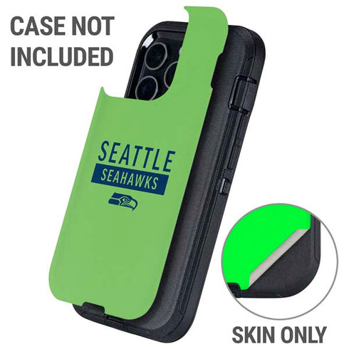 NFL Seattle Seahawks Green Performance Series Otterbox Defender iPhone Skin