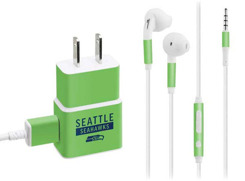 NFL Seattle Seahawks Green Performance Series Phone Charger Skin