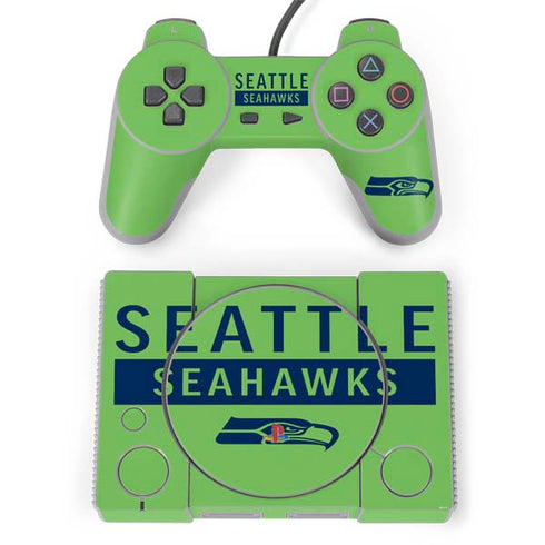 NFL Seattle Seahawks Green Performance Series PlayStation Classic Bundle Skin