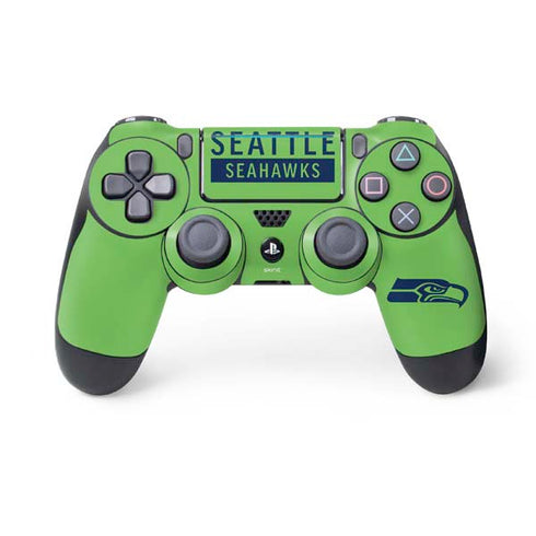 NFL Seattle Seahawks Green Performance Series PS4 Pro/Slim Controller Skin