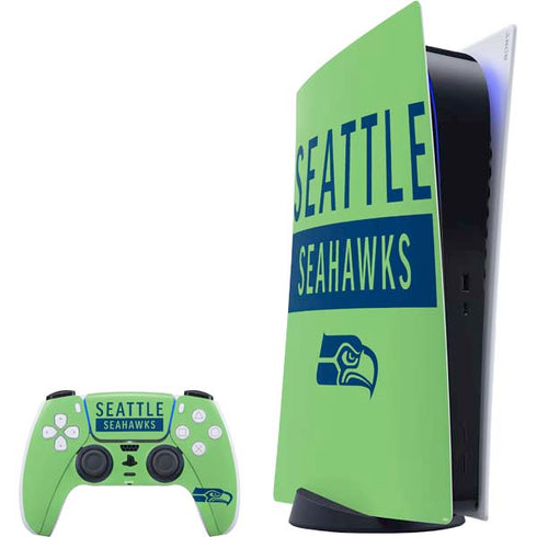 NFL Seattle Seahawks Green Performance Series PS5 Digital Edition Bundle Skin