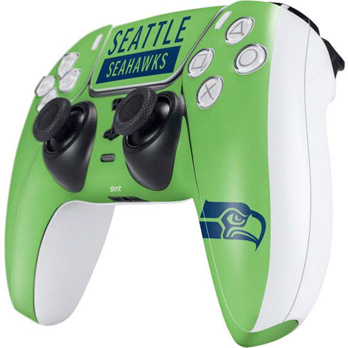 NFL Seattle Seahawks Green Performance Series PS5 Controller Skin