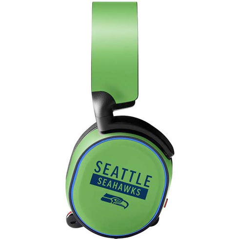 NFL Seattle Seahawks Green Performance Series SteelSeries Arctis 3 Skin