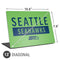 NFL Seattle Seahawks Green Performance Series Universal Laptop 13in (10.6 x 7.6in) Skin