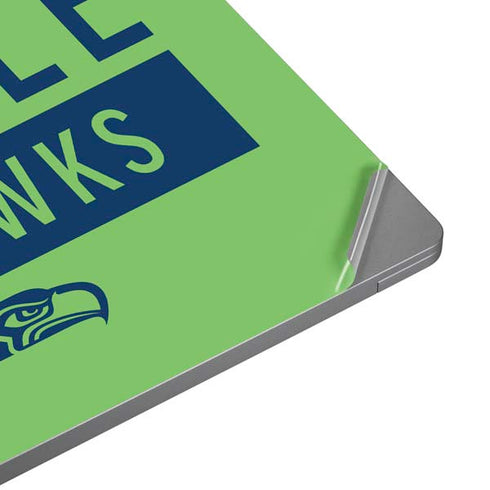 NFL Seattle Seahawks Green Performance Series Universal Laptop 18in (14.6 x 10.6in) Skin