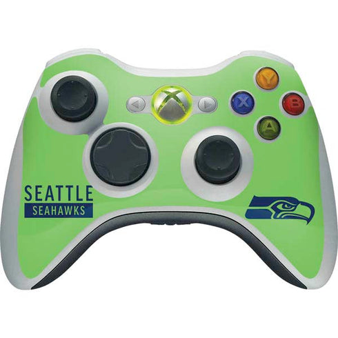 NFL Seattle Seahawks Green Performance Series Xbox 360 Wireless Controller Skin