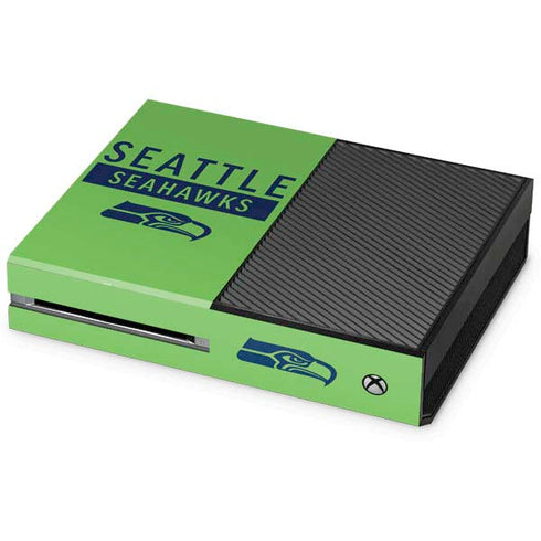 NFL Seattle Seahawks Green Performance Series Xbox One Console Skin