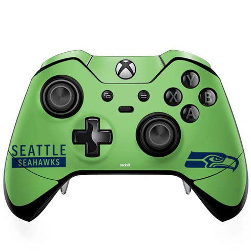 NFL Seattle Seahawks Green Performance Series Xbox One Elite Controller Skin