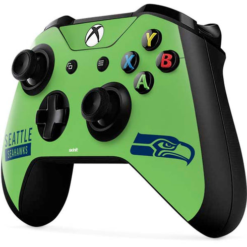 NFL Seattle Seahawks Green Performance Series Xbox One X Controller Skin