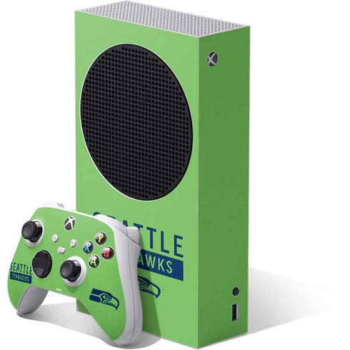 NFL Seattle Seahawks Green Performance Series Xbox Series S Bundle Skin
