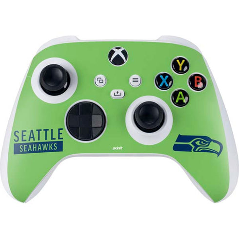 NFL Seattle Seahawks Green Performance Series Xbox Series S Controller Skin