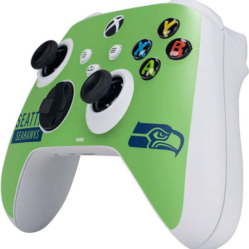 NFL Seattle Seahawks Green Performance Series Xbox Series S Controller Skin
