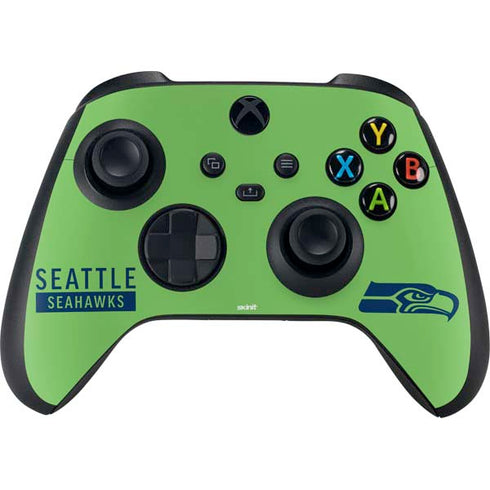 NFL Seattle Seahawks Green Performance Series Xbox Series X Controller Skin