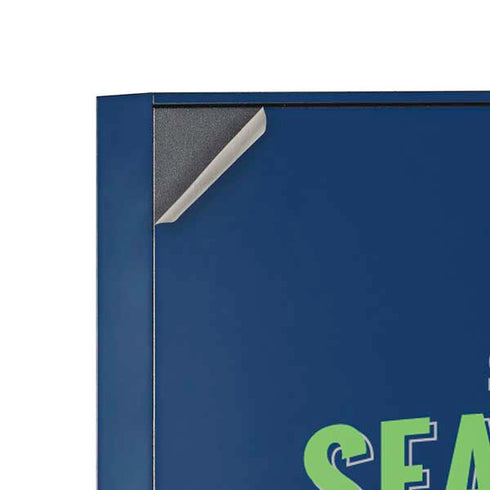 NFL Seattle Seahawks Helmet Corsair 4000D Tempered Glass Mid-Tower ATX Case Skin