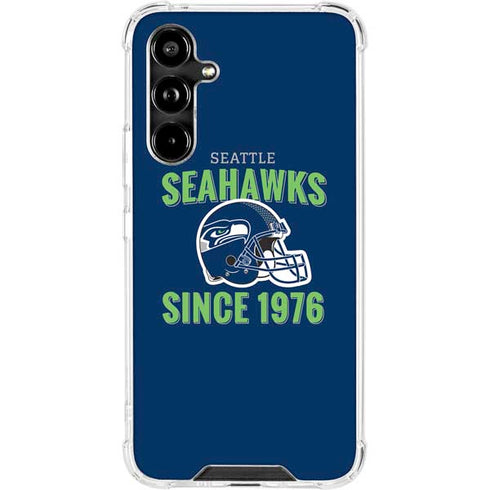 NFL Seattle Seahawks Helmet Galaxy A54 5G Clear Case