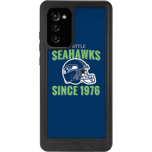 NFL Seattle Seahawks Helmet Galaxy Note20 5G Waterproof Case