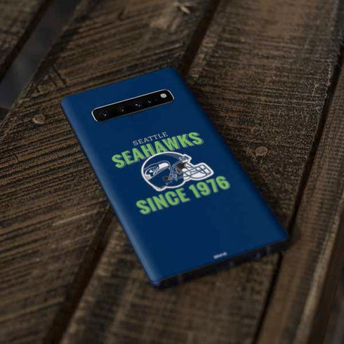 NFL Seattle Seahawks Helmet Galaxy S10 Skin