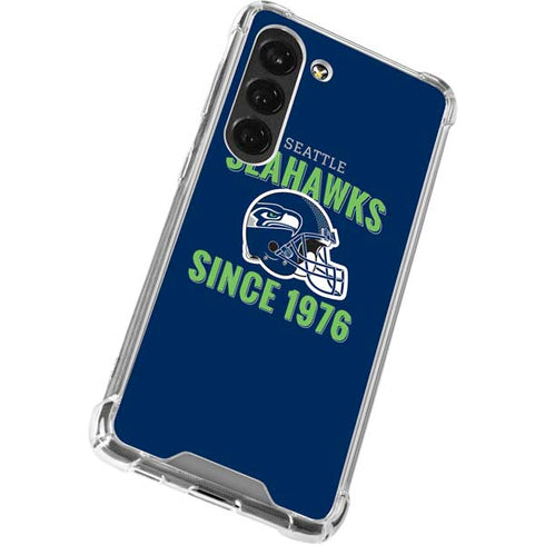 NFL Seattle Seahawks Helmet Galaxy S23 Clear Case