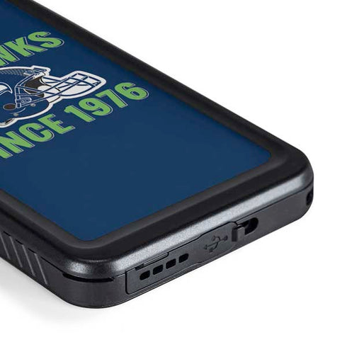 NFL Seattle Seahawks Helmet Galaxy S23 Plus Waterproof Case