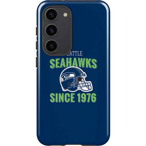 NFL Seattle Seahawks Helmet Galaxy S23 Pro Case