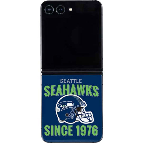 NFL Seattle Seahawks Helmet Galaxy Z Flip5 5G Skin