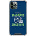 NFL Seattle Seahawks Helmet iPhone 11 Pro Max Clear Case