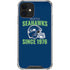NFL Seattle Seahawks Helmet iPhone 12 Mini Clear Case
