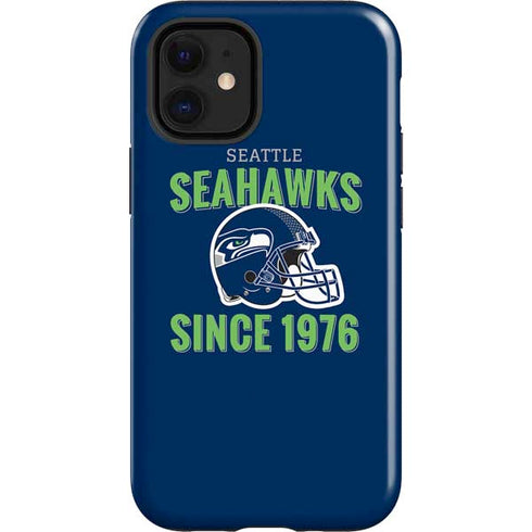 NFL Seattle Seahawks Helmet iPhone 12 Mini Impact Case