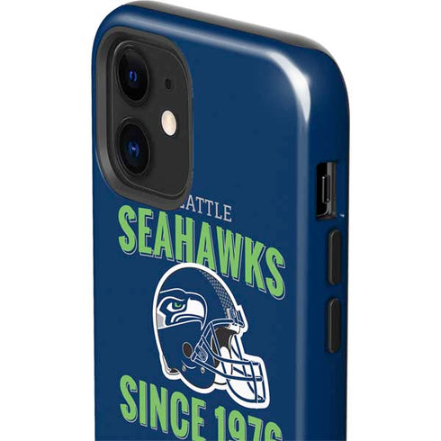 NFL Seattle Seahawks Helmet iPhone 12 Mini Impact Case