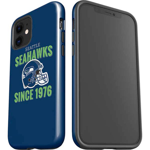 NFL Seattle Seahawks Helmet iPhone 12 Mini Impact Case