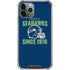 NFL Seattle Seahawks Helmet iPhone 12 Pro Clear Case