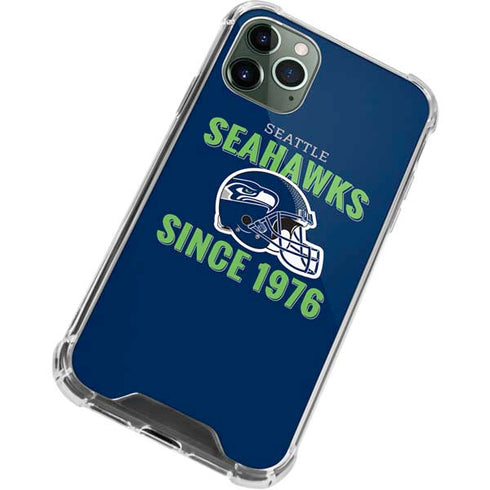 NFL Seattle Seahawks Helmet iPhone 12 Pro Max Clear Case