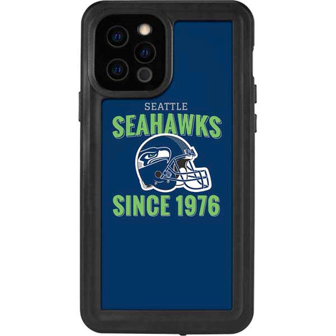 NFL Seattle Seahawks Helmet iPhone 12 Pro Waterproof Case