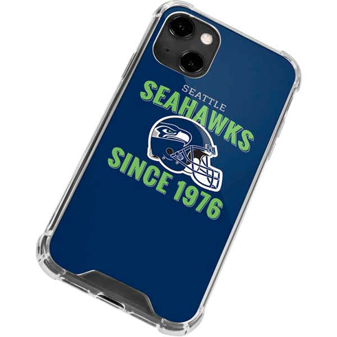 NFL Seattle Seahawks Helmet iPhone 13 Clear Case