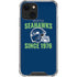 NFL Seattle Seahawks Helmet iPhone 13 Mini Clear Case