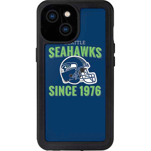 NFL Seattle Seahawks Helmet iPhone 13 Mini Waterproof Case