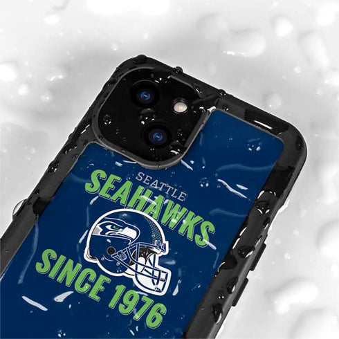 NFL Seattle Seahawks Helmet iPhone 13 Mini Waterproof Case