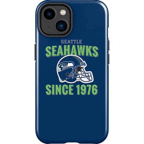 NFL Seattle Seahawks Helmet iPhone 14 Plus Impact Case