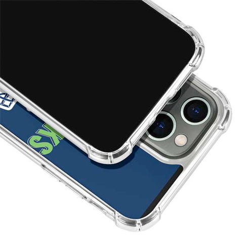 NFL Seattle Seahawks Helmet iPhone 14 Pro Clear Case
